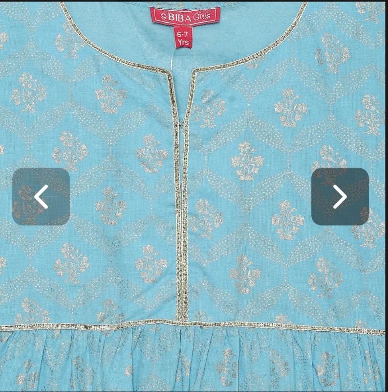 Girls Printed Kurta set Kids in Germany - Neha Couture Berlin
