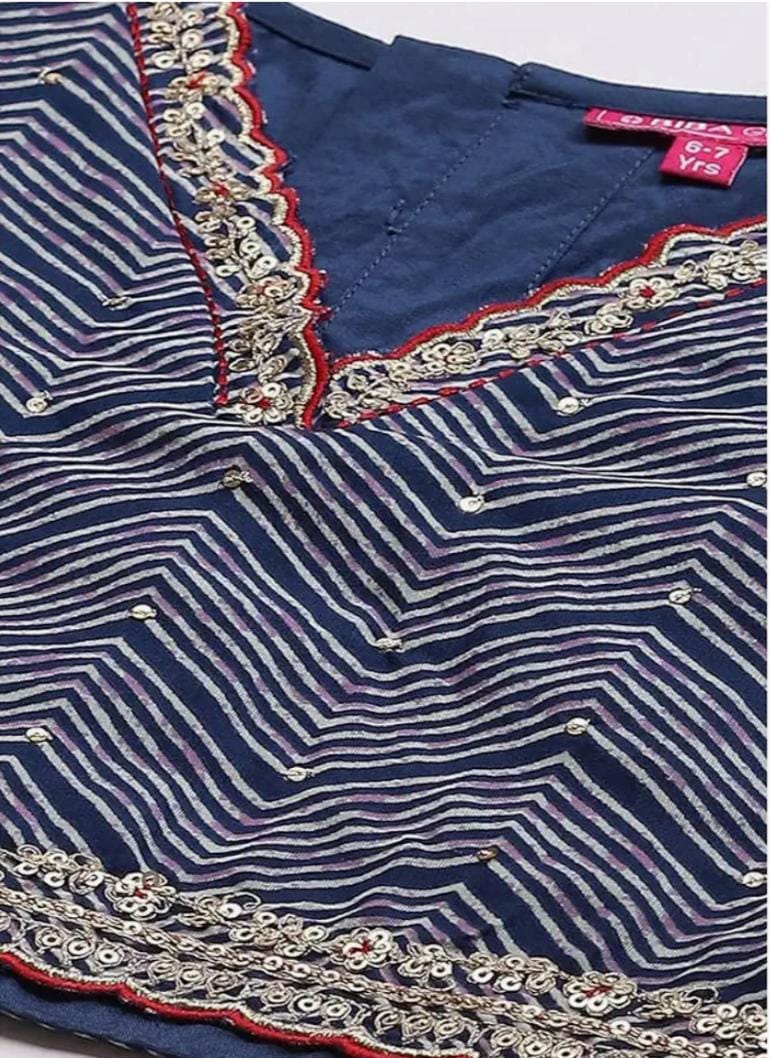 Art Silk Printed Straight Formal Blouse With Dupatta And Lehenga - Neha Couture Berlin