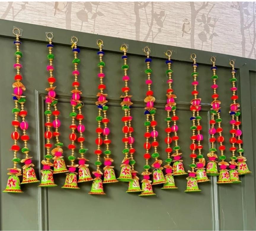 Traditional Indian Door Hanging Toran / Latkan Bells - Neha Couture Berlin