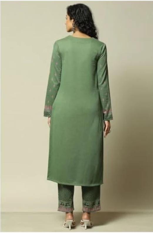 Women Cotton Blend Straight Suit Set in Berlin - Neha Couture Berlin