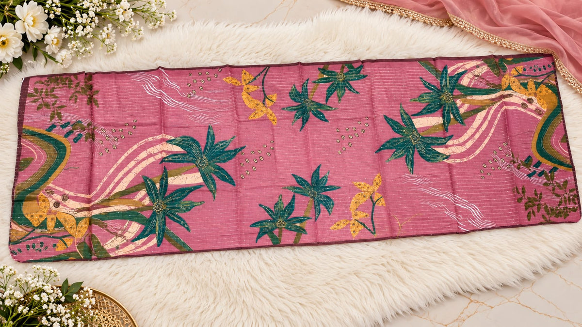 Soft Cotton Printed Plazzo Suit Set in Germany - Neha Couture Berlin