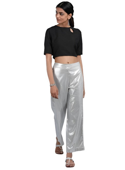 Silver Glitter Pants in Germany