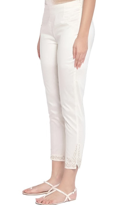 Ecru Slim Pants in Germany