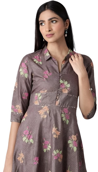 Purple Shirt Dress in Germany