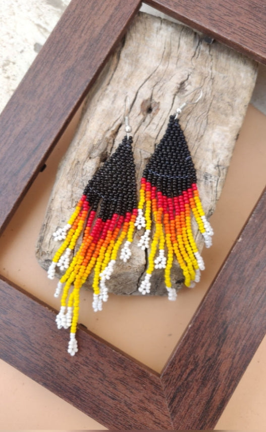 Colorful Beaded Earrings in Berlin