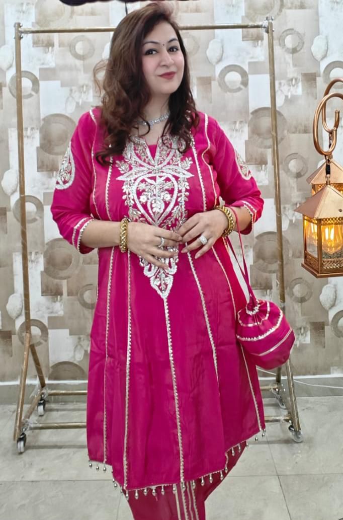 Tulip/Dhoti Style Pants Suit