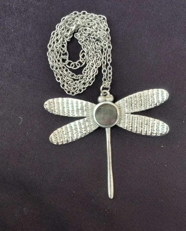 Brass Handmade silver plated Butterfly Wing Long Chain Necklace for Women and Girls in Germany