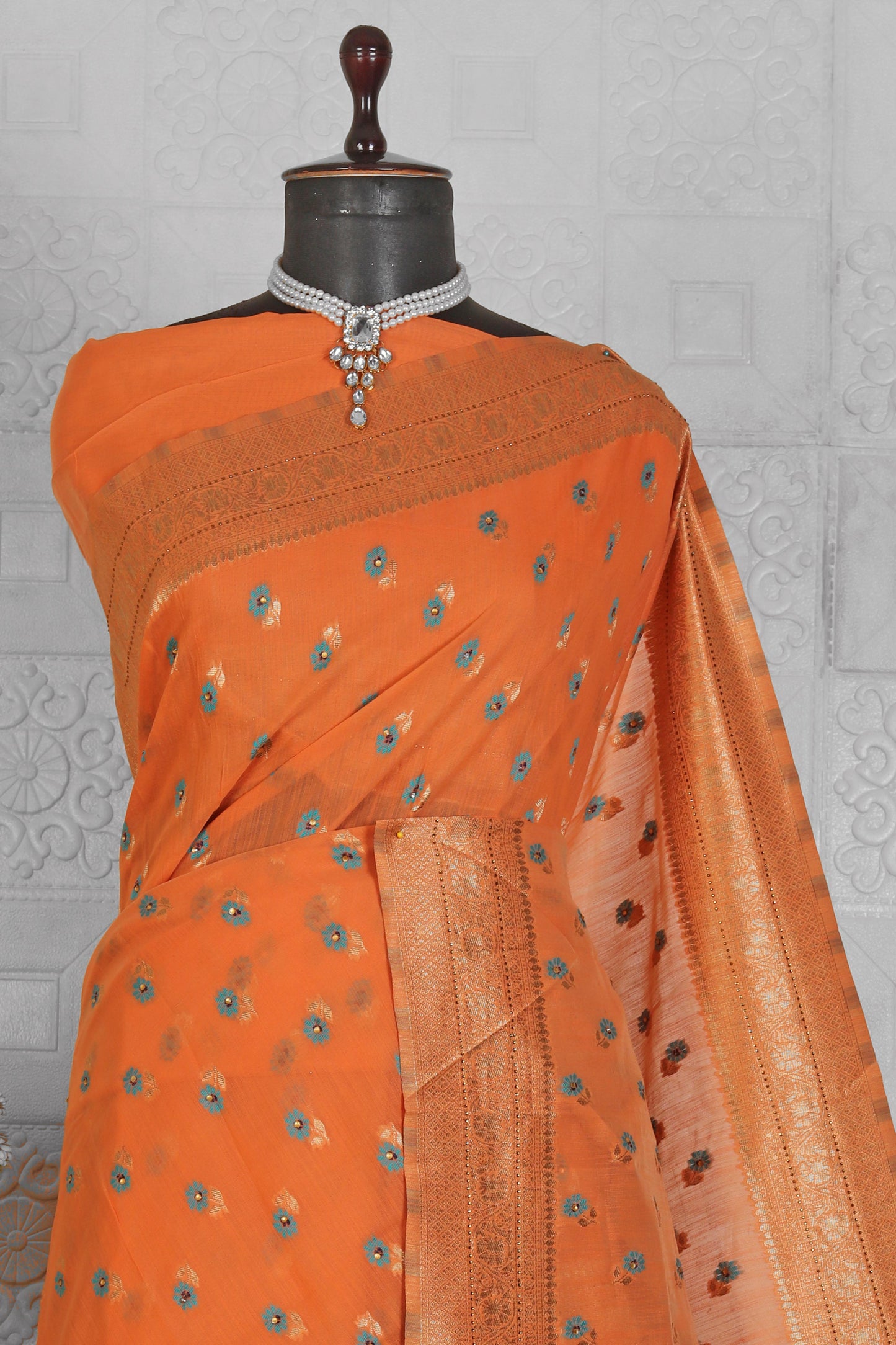 Beautiful Chanderi Silk Saree in Munich
