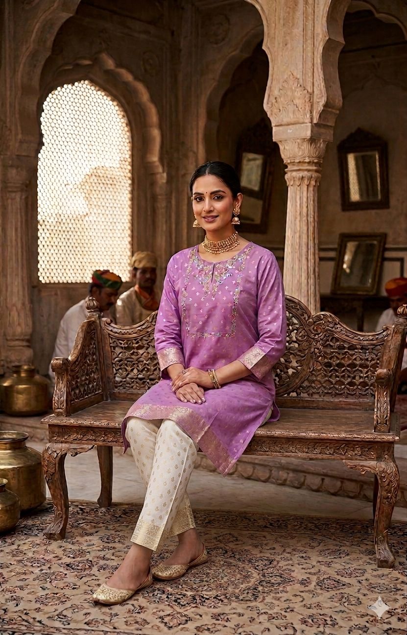 Women Pure Cotton Straight Kurta in Berlin