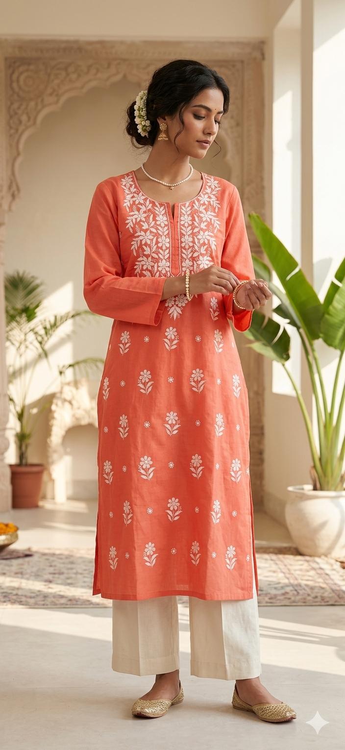 PEACH KURTI FOR WOMEN IN BERLIN