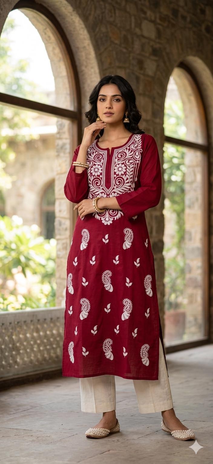 MAROON KURTI FOR WOMEN IN BERLIN