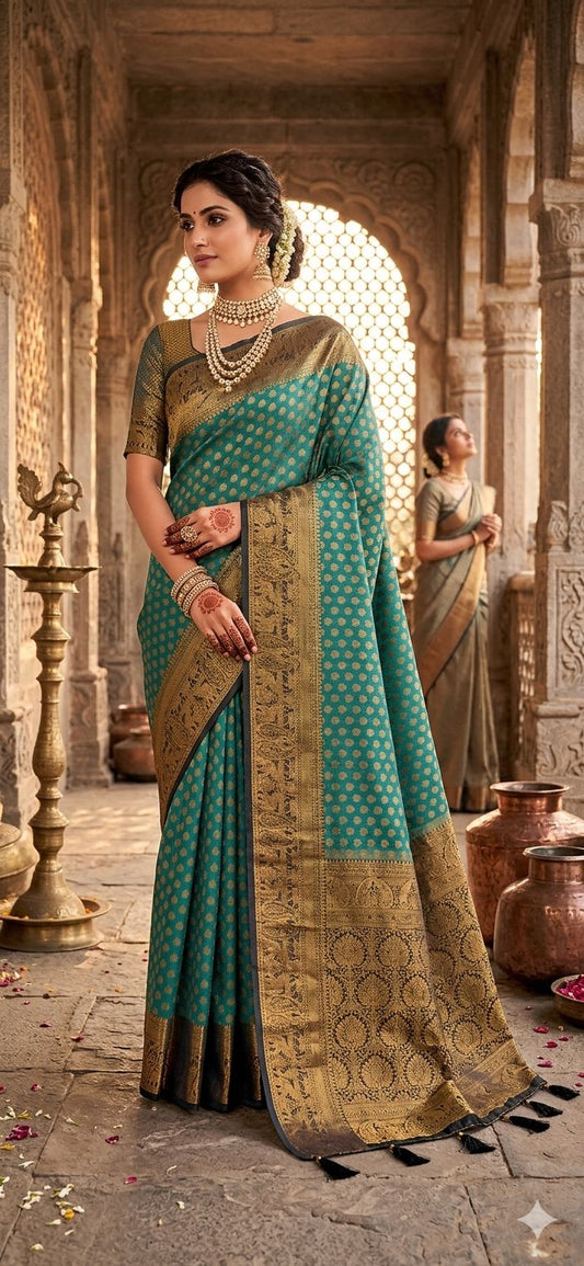 Chanderi Silk Saree in Germany