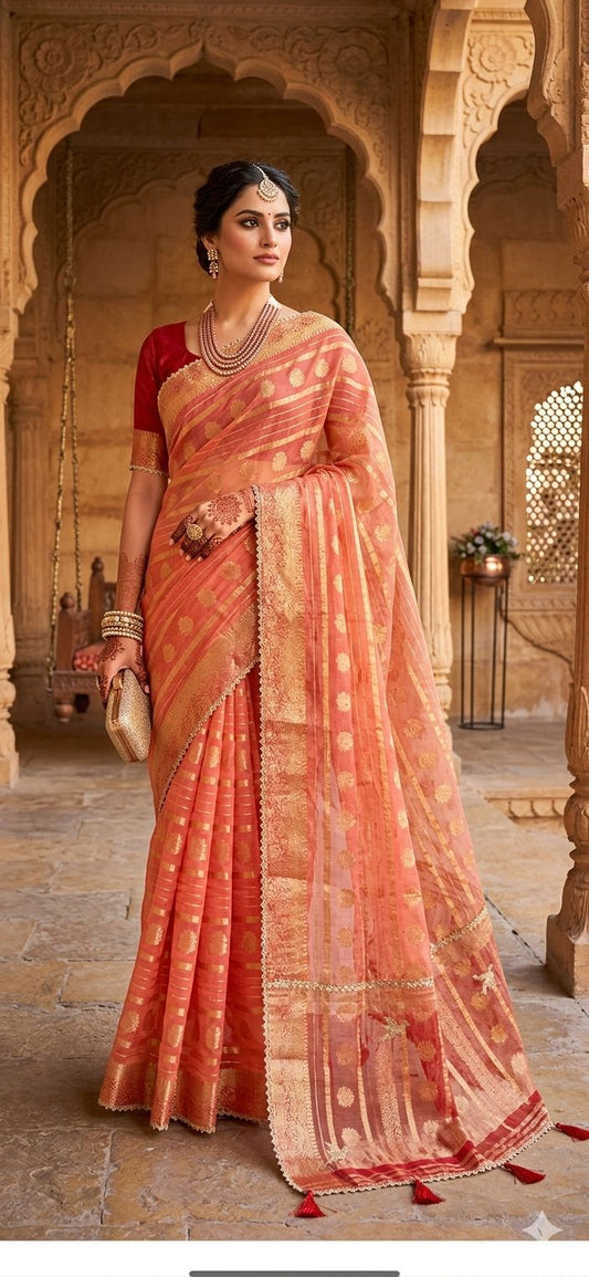 Chanderi Silk Saree in Germany