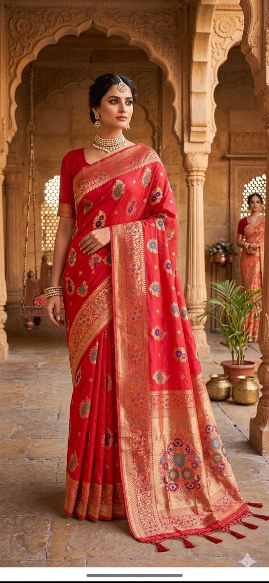 Beautiful Chanderi Silk Saree in Munich
