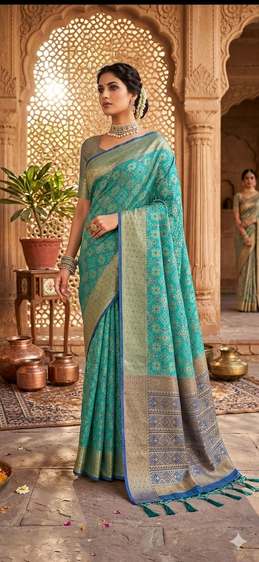 Beautiful Chanderi Silk Saree in Berlin