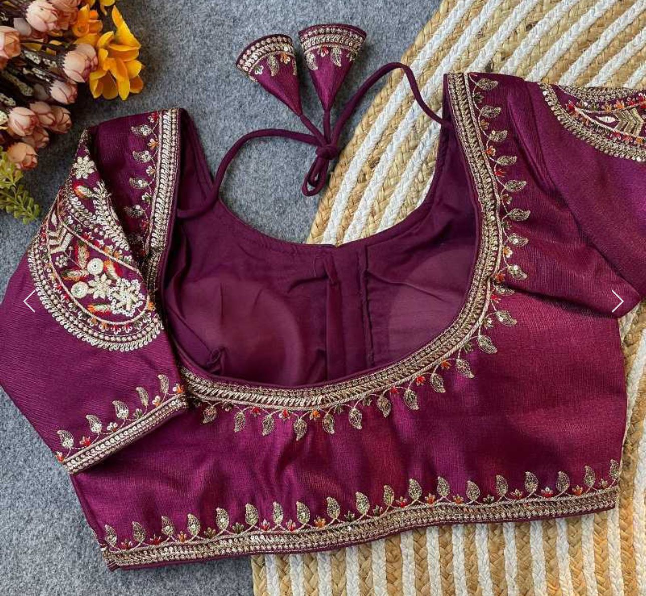 Rani Party wear heavy blouse in Berlin