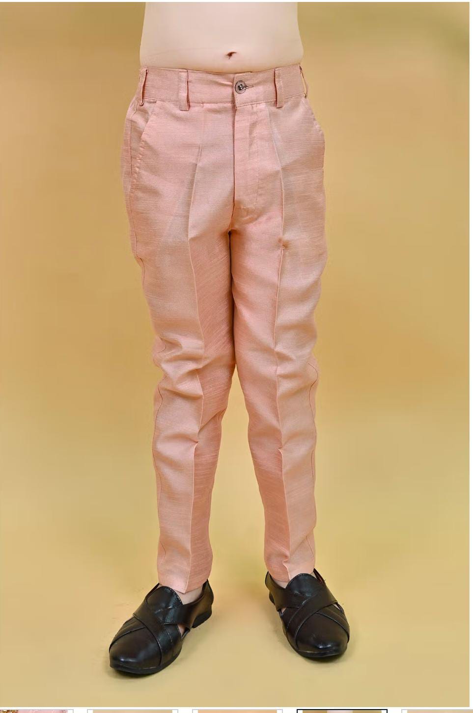 Kids Jacquard Sequined Sherwani and Pant with Mala in Berlin