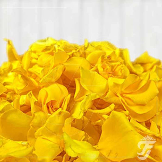 Button Rose Yellow Petals - Neha Couture Berlin