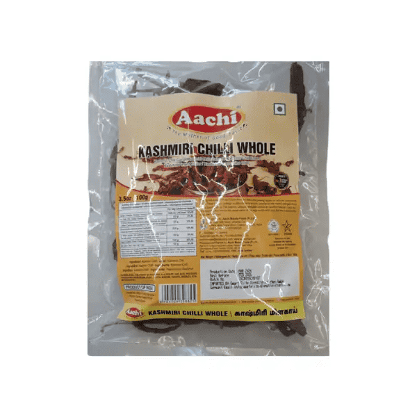 Aachi Kashmiri Chilli Whole 250g