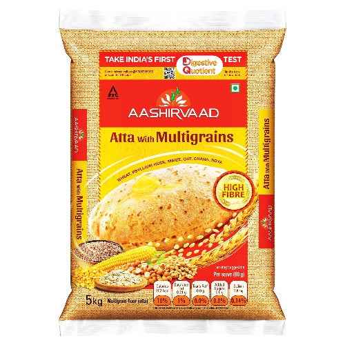 Aashirvaad Multgrain Atta 5kg (Export Pack)
