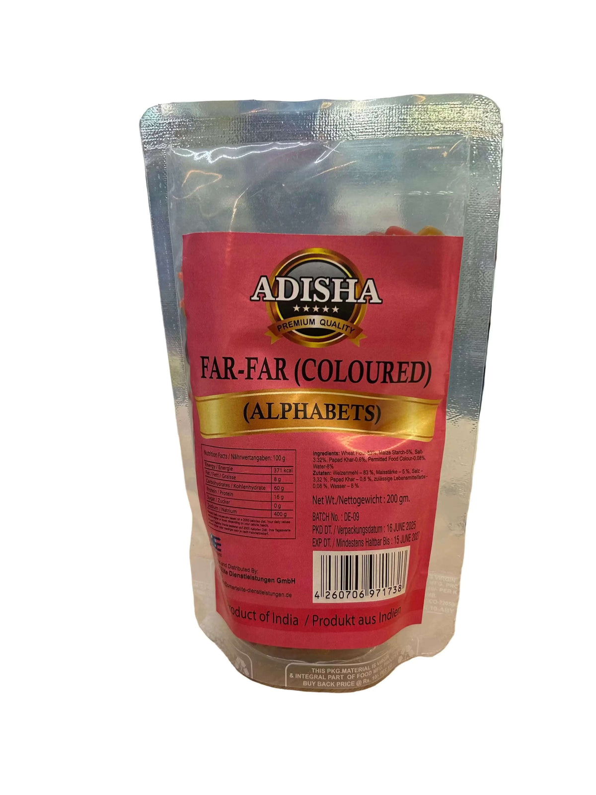 Adisha square Colour Far-Far / Vadagam 200g