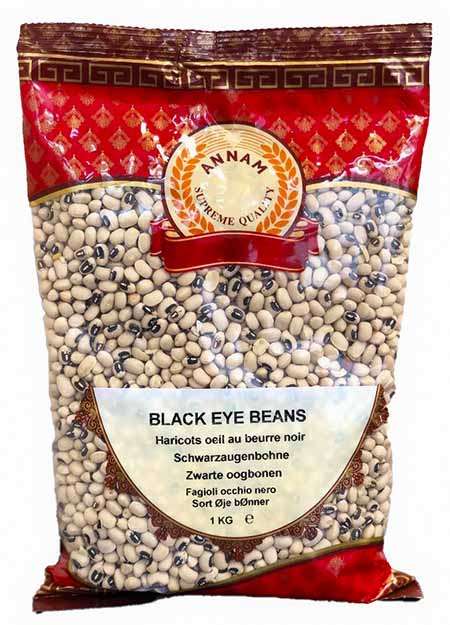 Annam Black Eye Beans 1kg