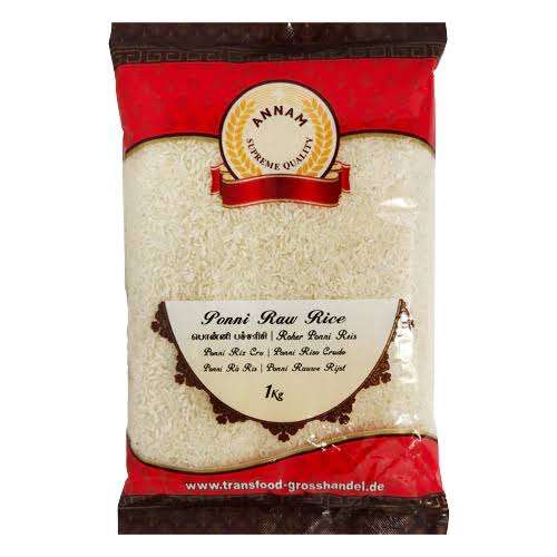 Annam Ponni Raw Rice 1kg