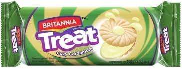 Britannia Cardamom Cream Treat 100g