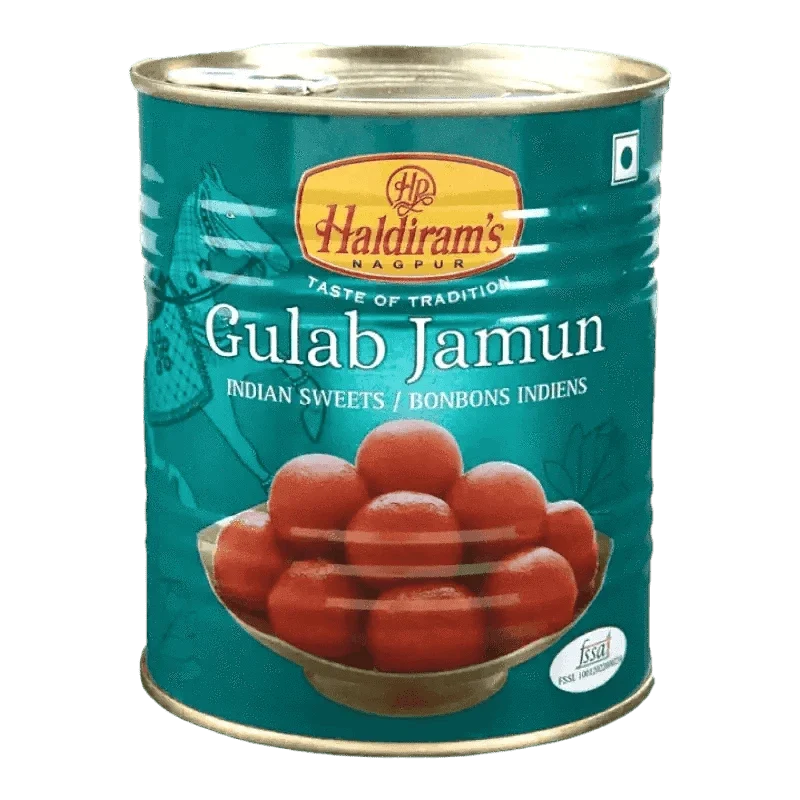 Haldiram’s Gulab Jamun 1kg Tin (Ready to Eat)