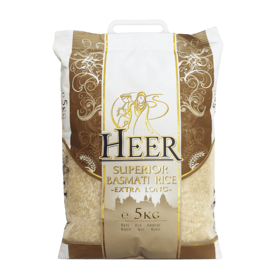 Heer Superior Basmati Rice Extra Long 5kg