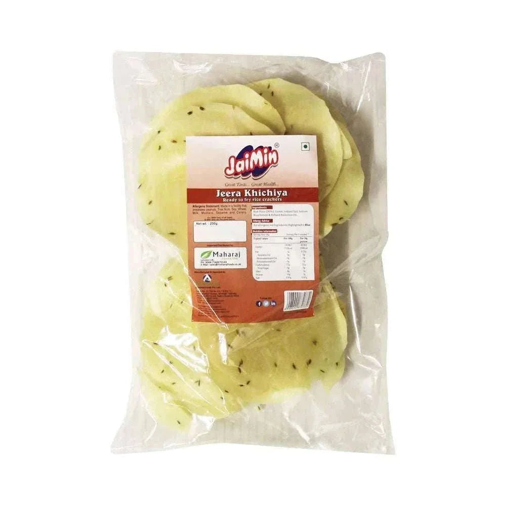 Jaimin Jeera Khichiya ( Rice Papad ) 200g
