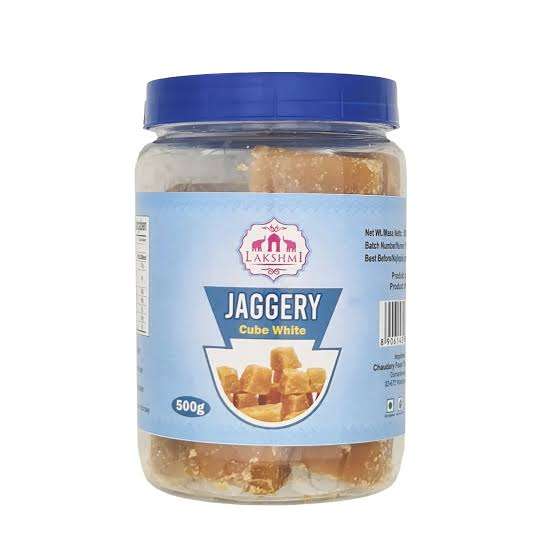 Lakshmi Jaggery Cubes Jar 1Kg