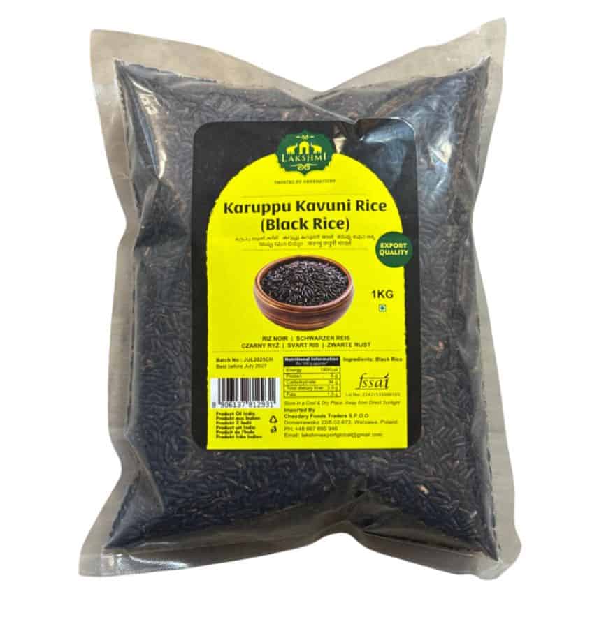 Lakshmi Karuppu kavuni / Black Glutinous / Karboga Rice 1kg