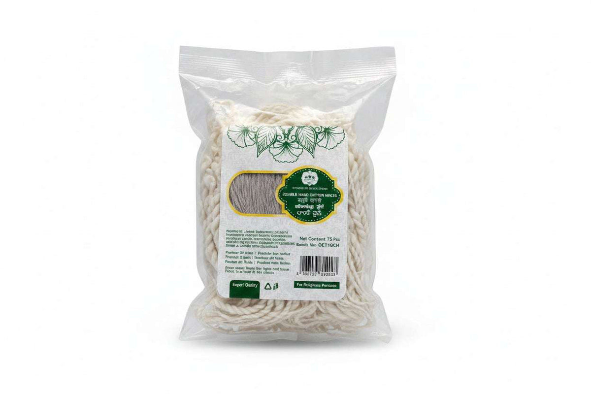 Lakshmi White Double Cotton Batti Long