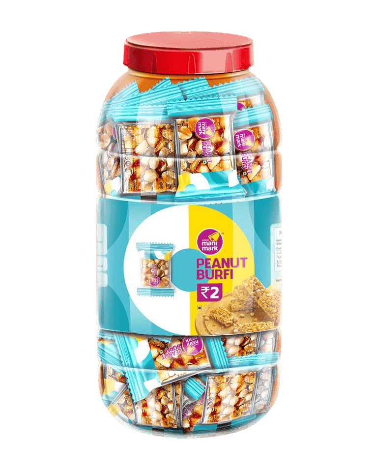 Manimark Peanut Burfi Jar 800g