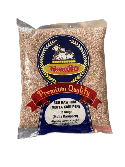 Nandhi Red Raw (Motta Karuppan) Rice 1kg