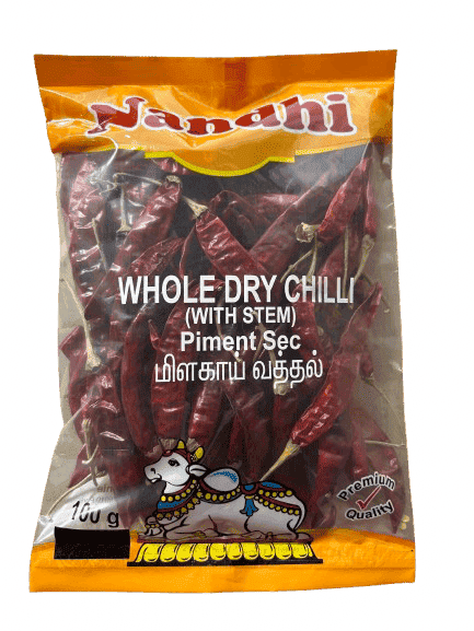 Nandhi Whole Dry Red Chilli with stem 1kg
