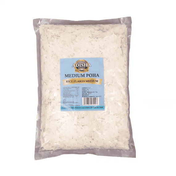 Adisha Rice Flakes Poha White medium 1kg