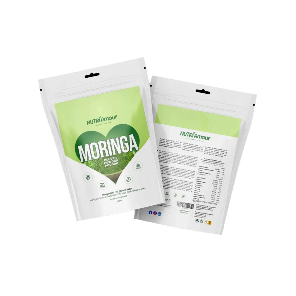 Nutriamour Organic Indian Moringa Powder 250g