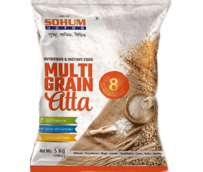 Sohum Multgrain Flour / Aata 5 kg (Export Pack)