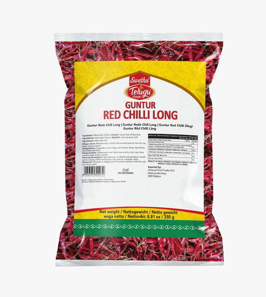 Telugu foods Guntur Red Chilli long 500g