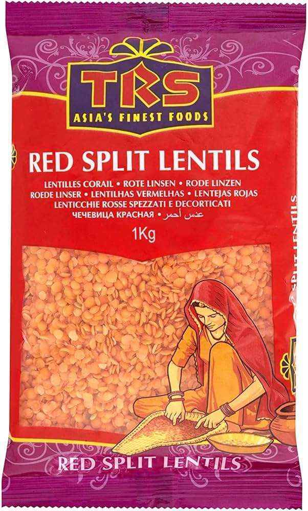 TRS Red Split Lentils / Masoor Dal 1kg