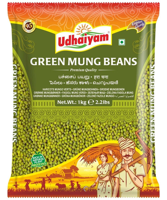 Udhaiyam Green Moong dal / Mung Beans 2Kg