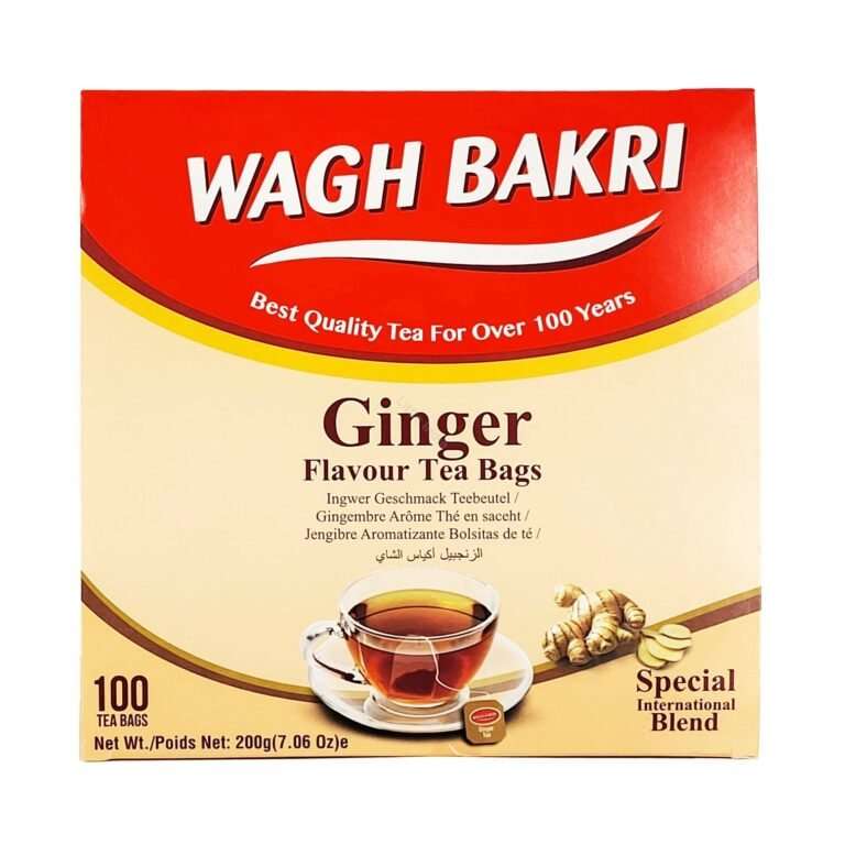 Wagh Bakri Ginger Flavour Tea Bags - 100 bags (200g)